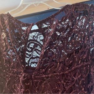 Mother of the bride size 6 sequins dress